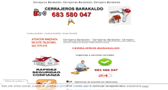 Desktop Screenshot of cerrajerosenbarakaldo.com